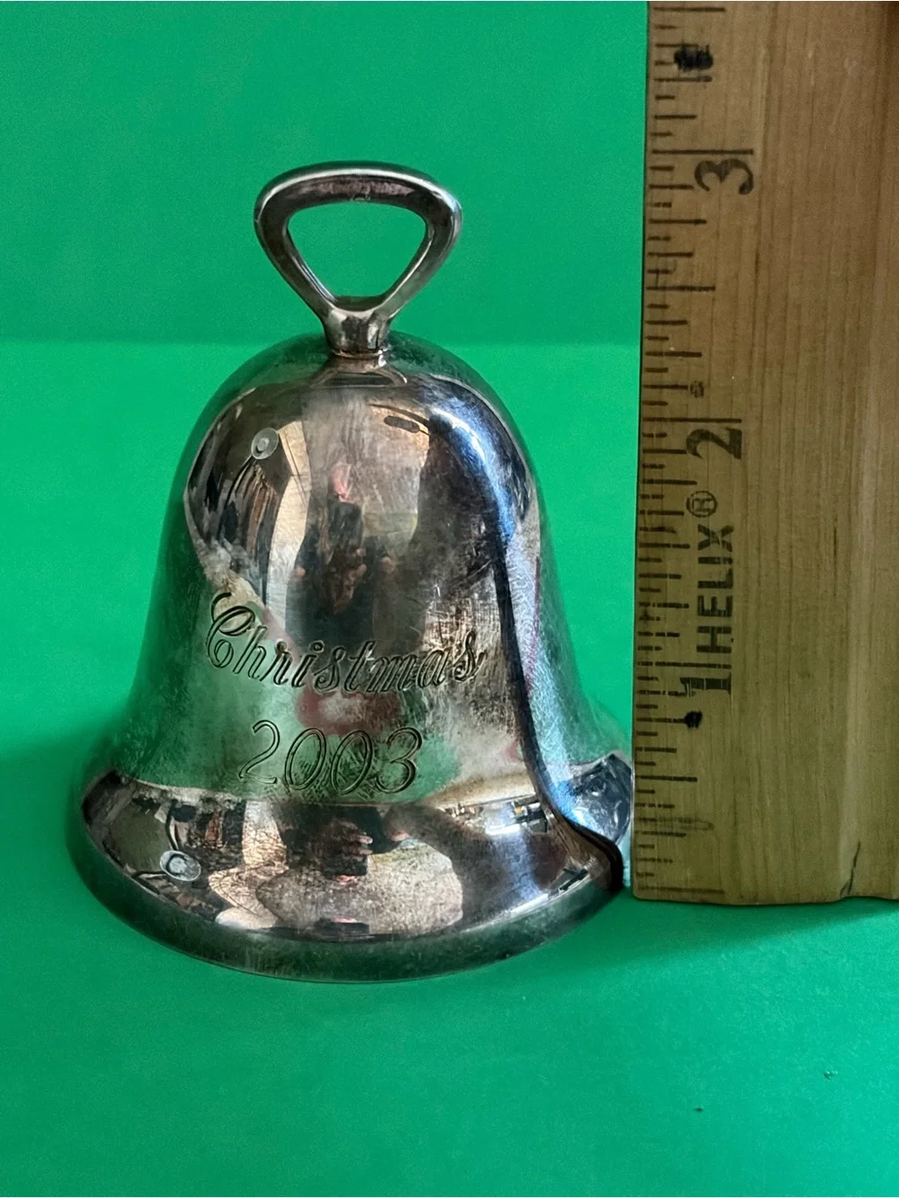 Reed & Barton Silver Plated Annual Christmas 2003 Bell Ornament